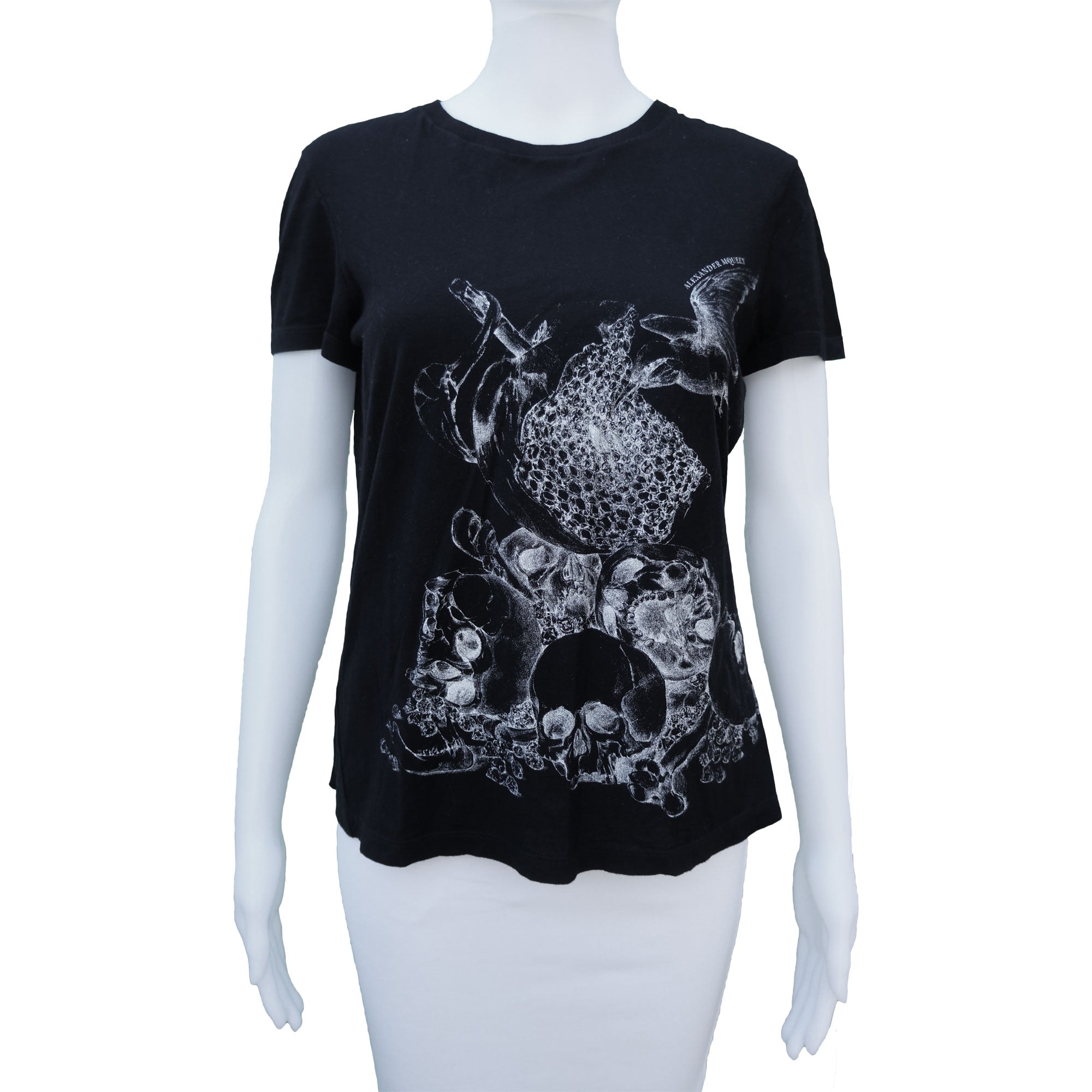 alexander mcqueen skull top