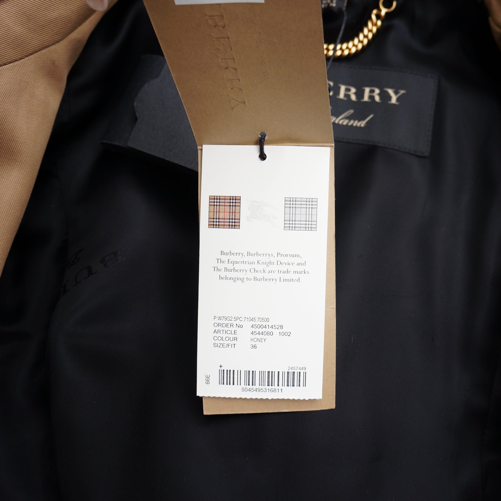 burberry tags