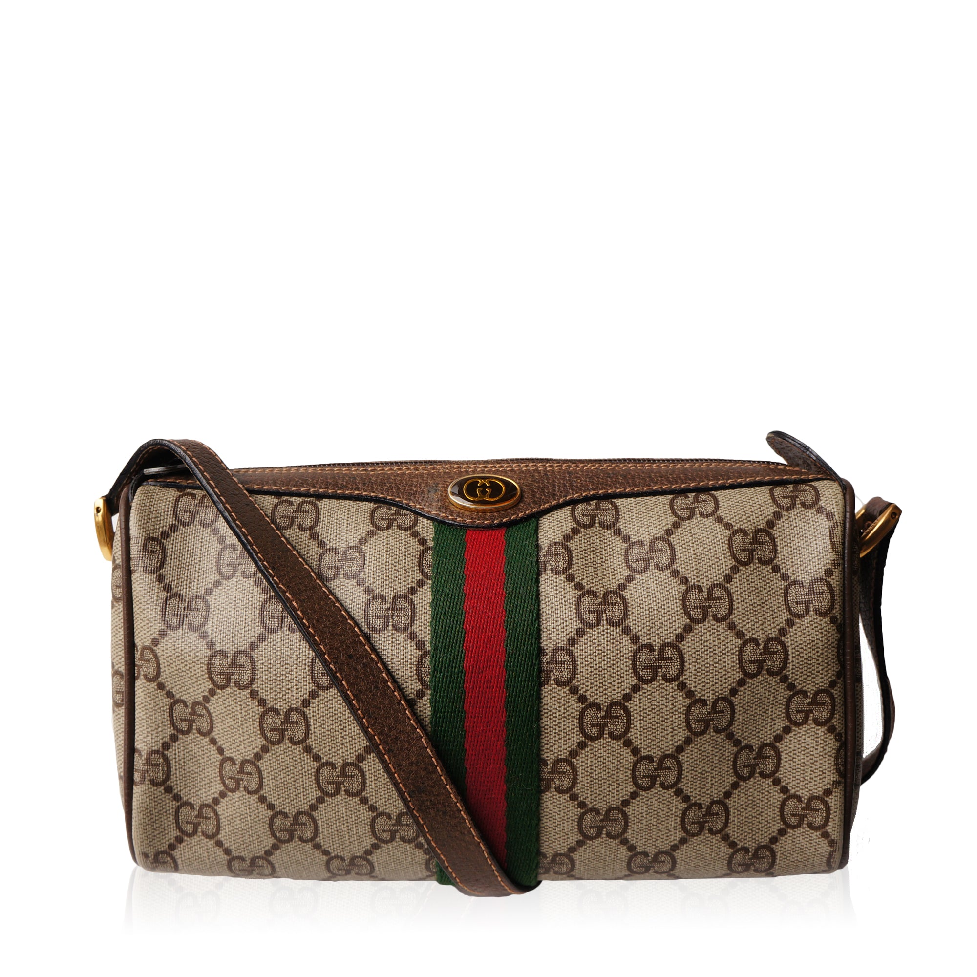 GUCCI GG SUPREME WEB CROSSBODY BAG – leefluxury.com