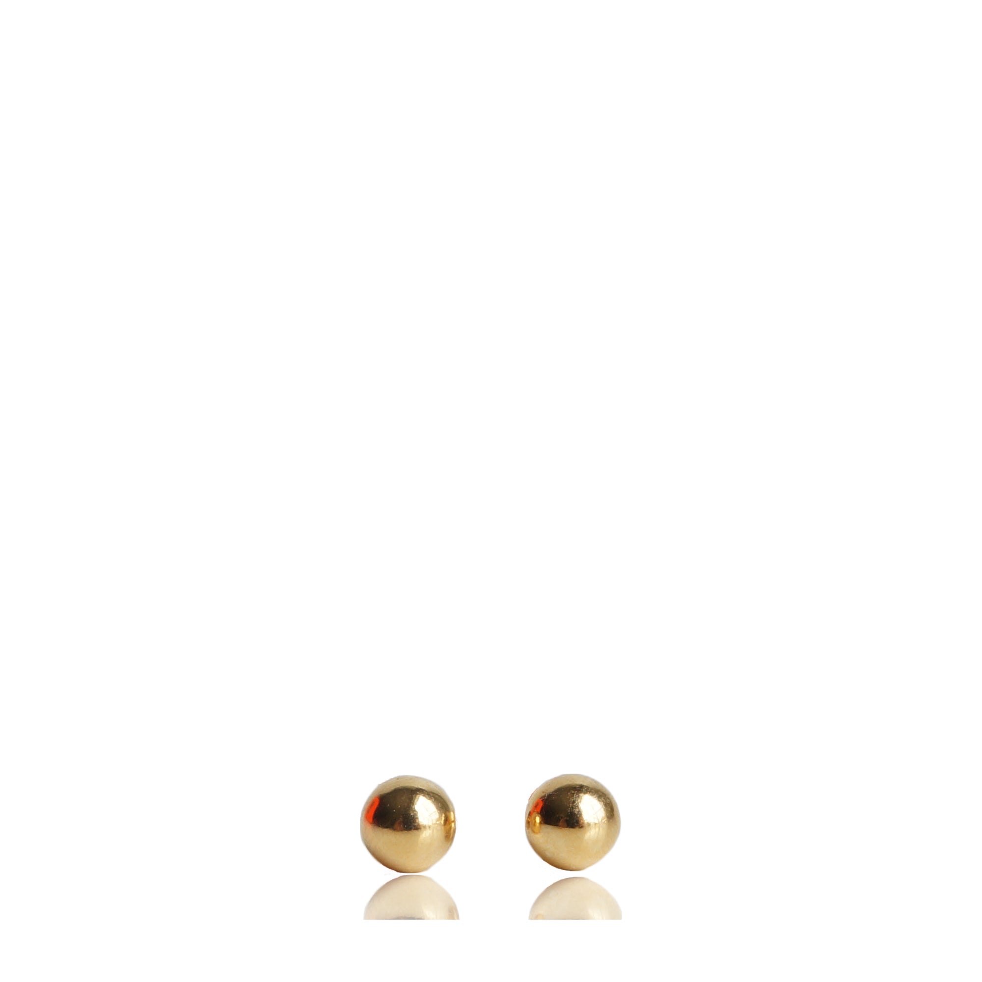 tiffany gold ball earrings