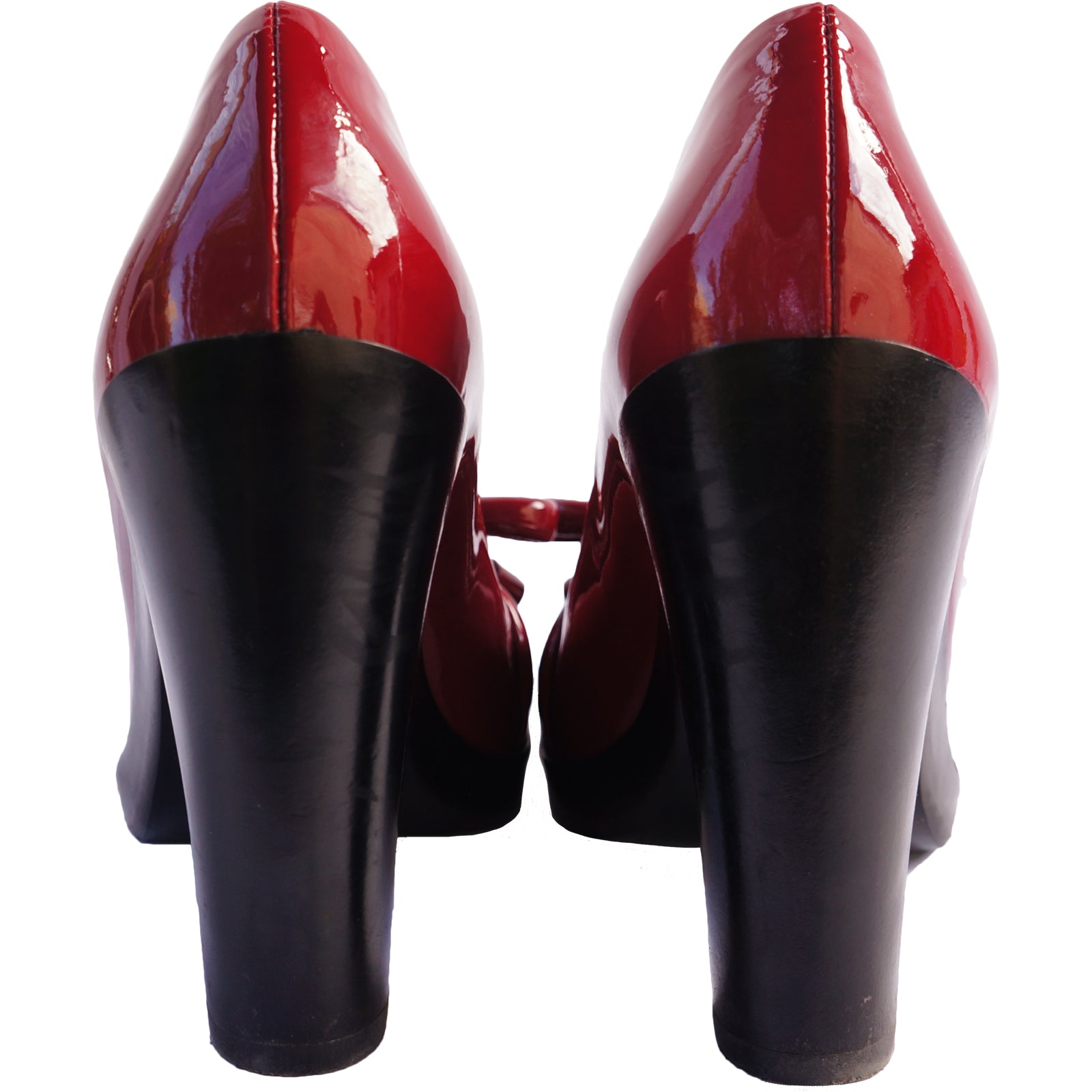 BALENCIAGA RED PATENT LEATHER KNOT PUMP – leefluxury.com