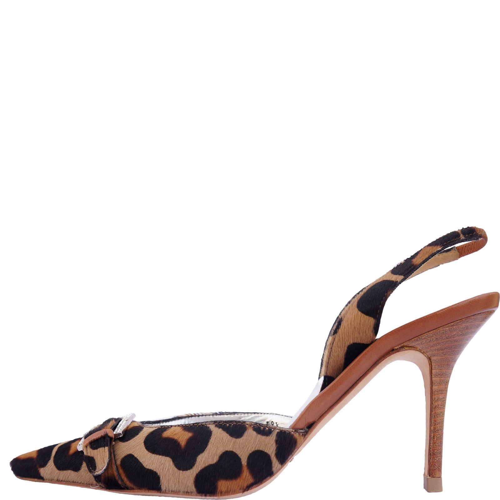 AUTHENTIC DOLCE & GABBANA PONYHAIR SLINGBACK PUMPS – 