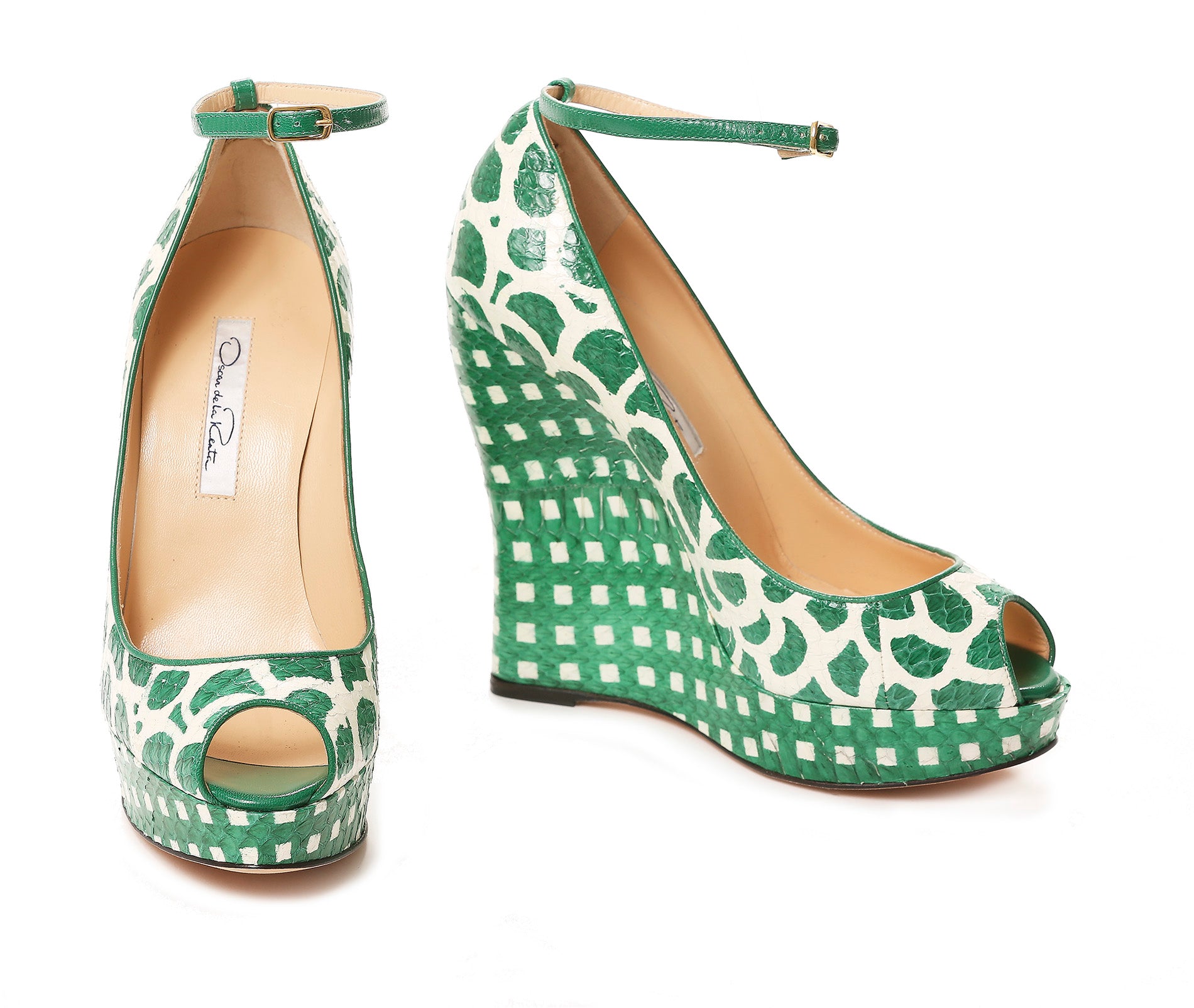 polka dot wedges