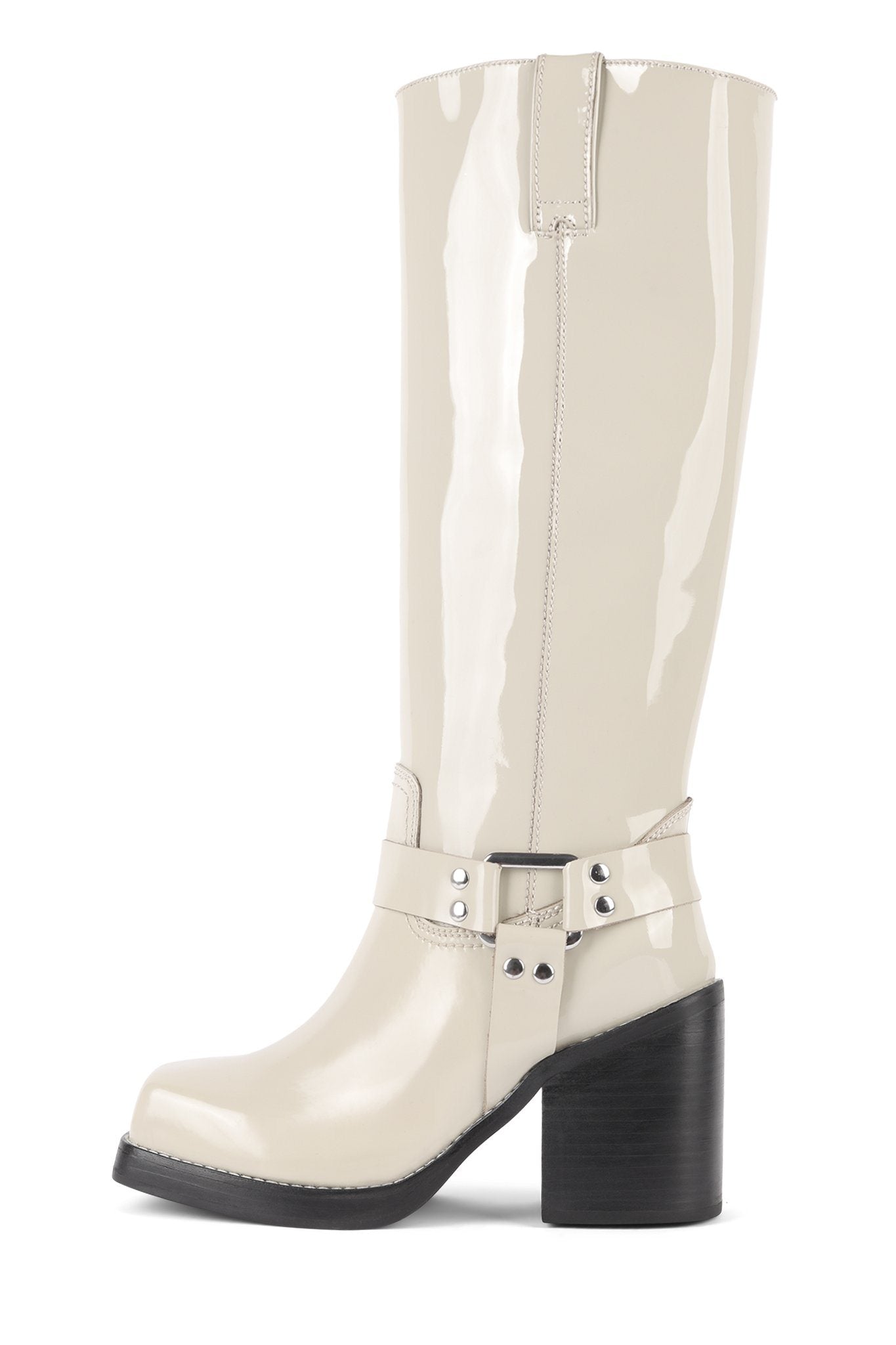 light grey knee high boots