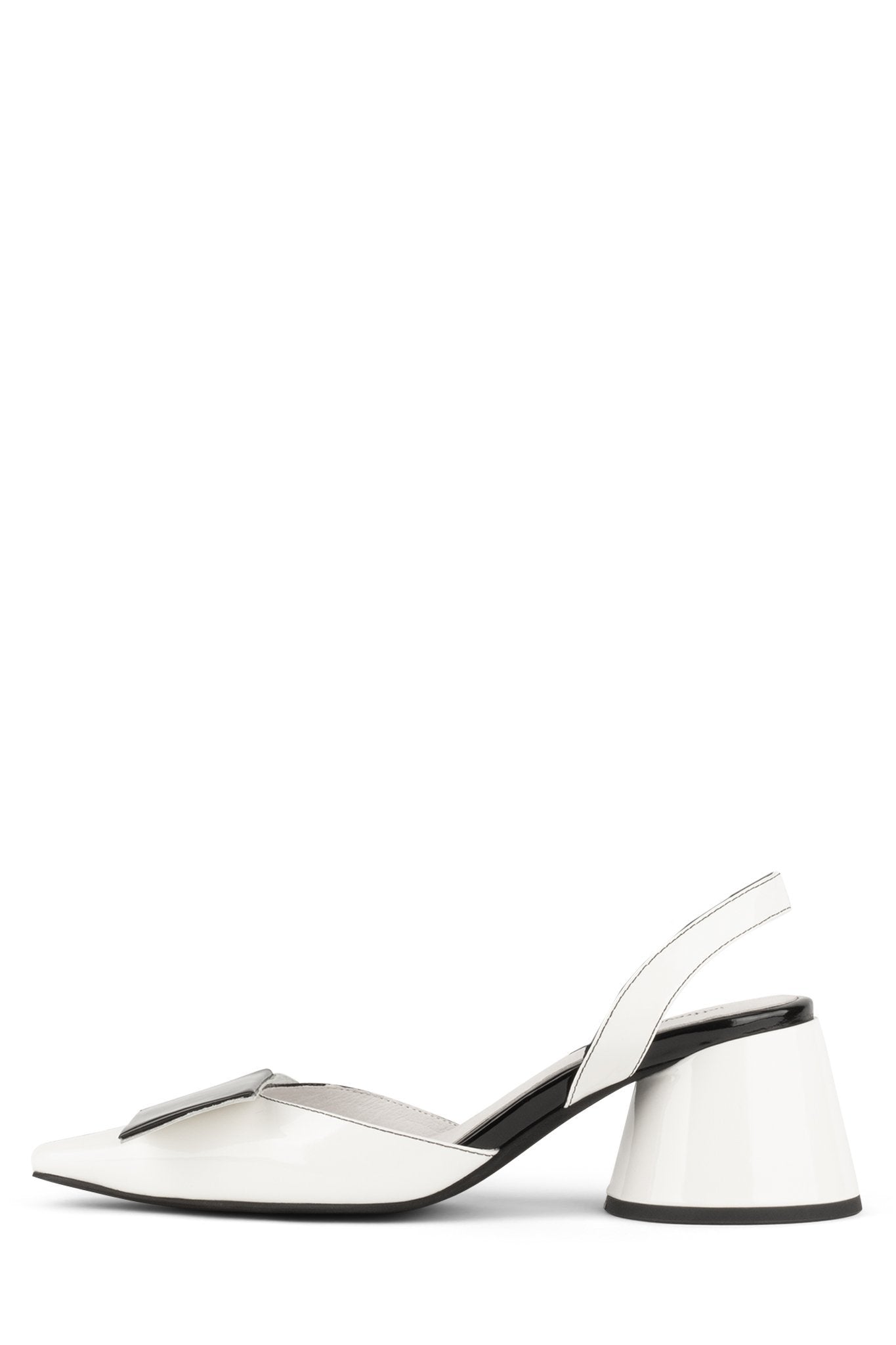 slingback white