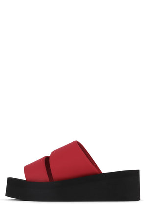 neoprene platform sandal