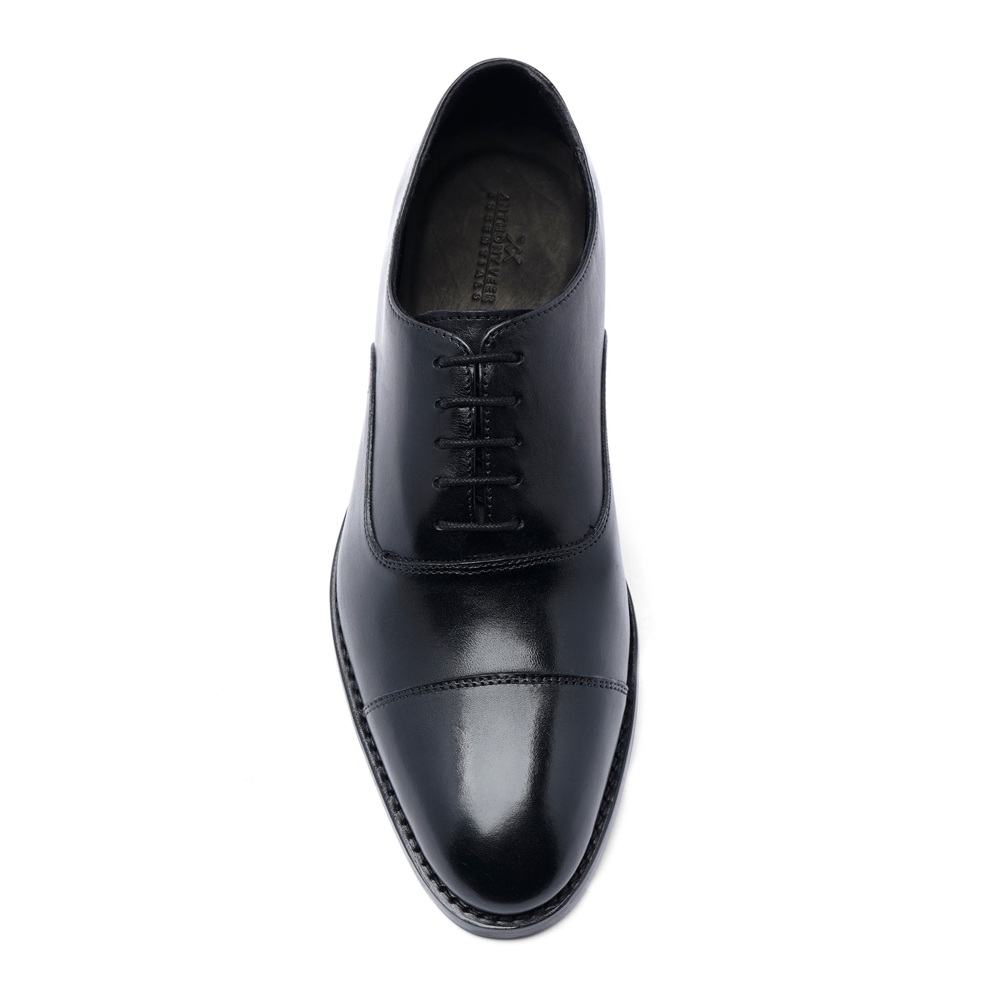 Clinton Cap Toe Oxford, Rubber Sole – Anthony Veer