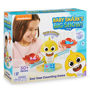 WowWee Baby Shark's Big Show! Sea-Saw-Counting Game – Educational Toy for Toddlers – Kids Math Toys