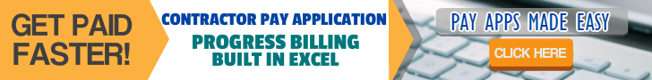 Contractor Payment Application (Excel)