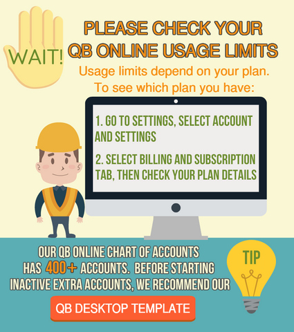  QuickBooks Online Usage Limits