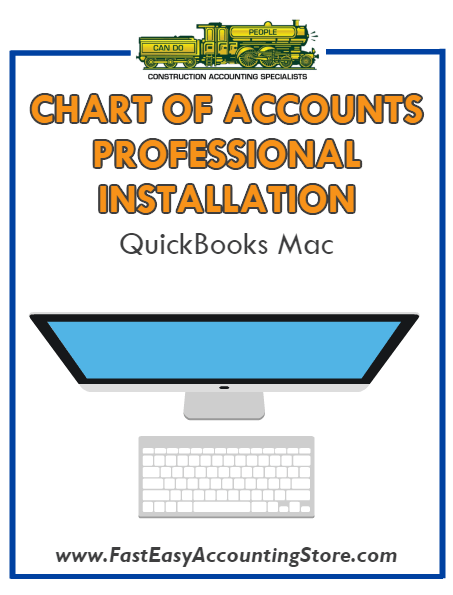 resort chart of accounts quickbooks for mac