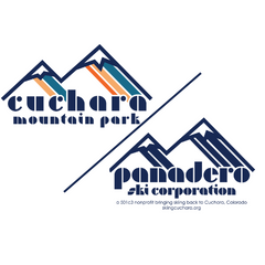 cuchara mountain park pandero ski corporation logo
