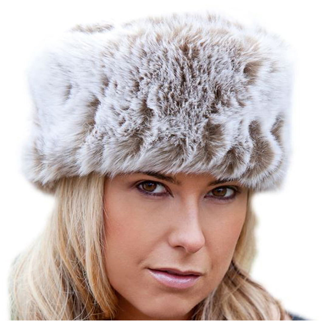 faux fur russian style hat