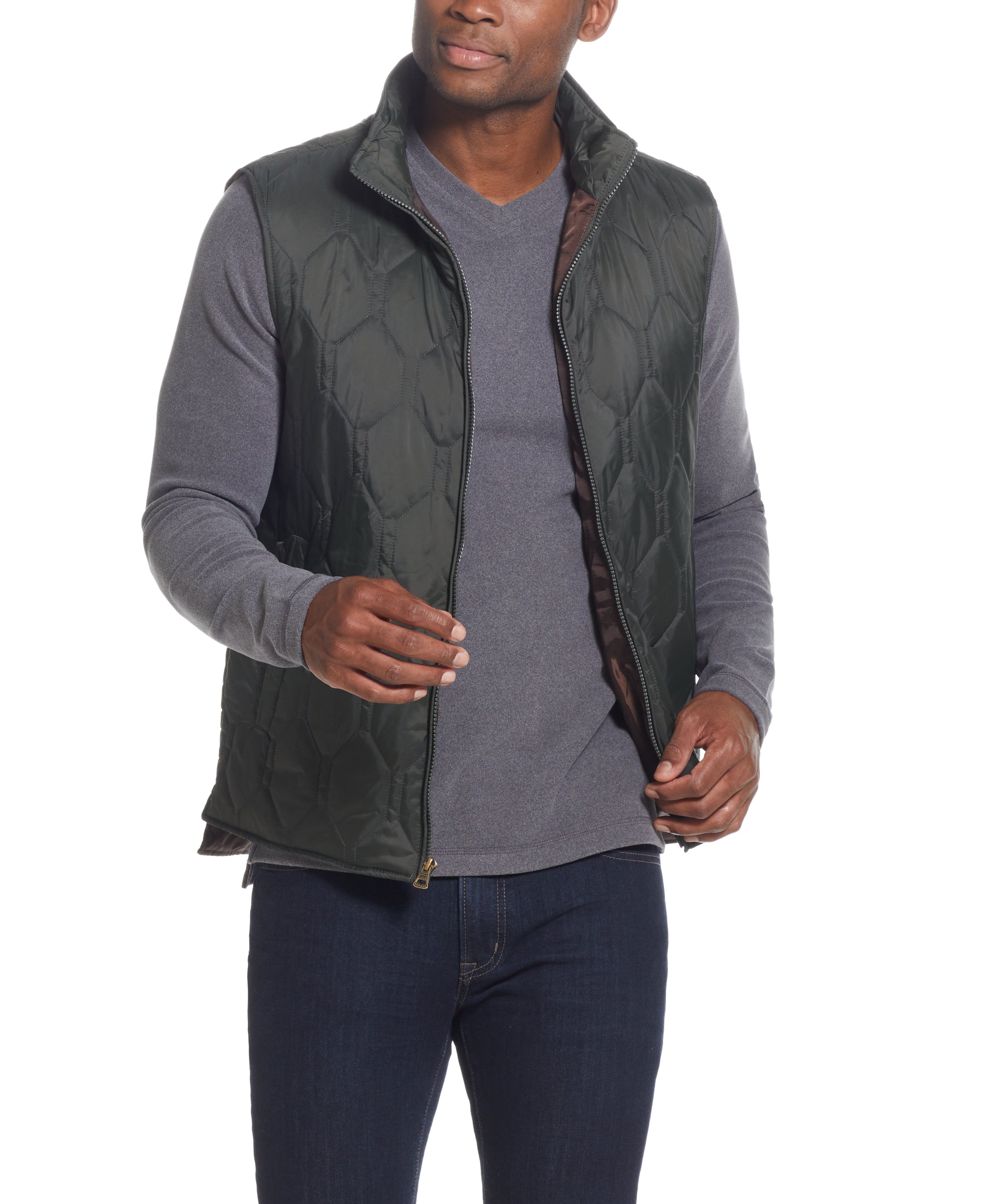 Puffer Vest in Green – Weatherproof® Vintage