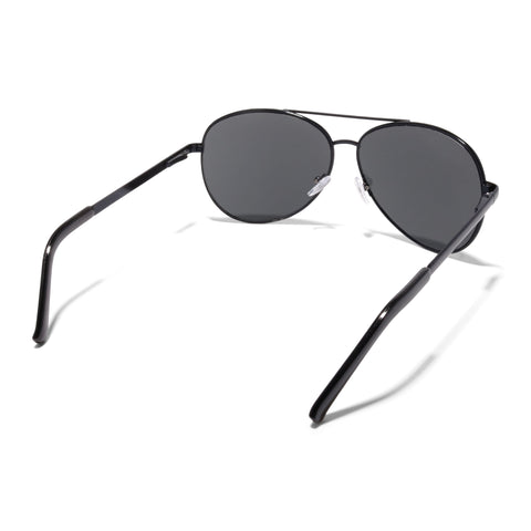 black rimless sunglasses