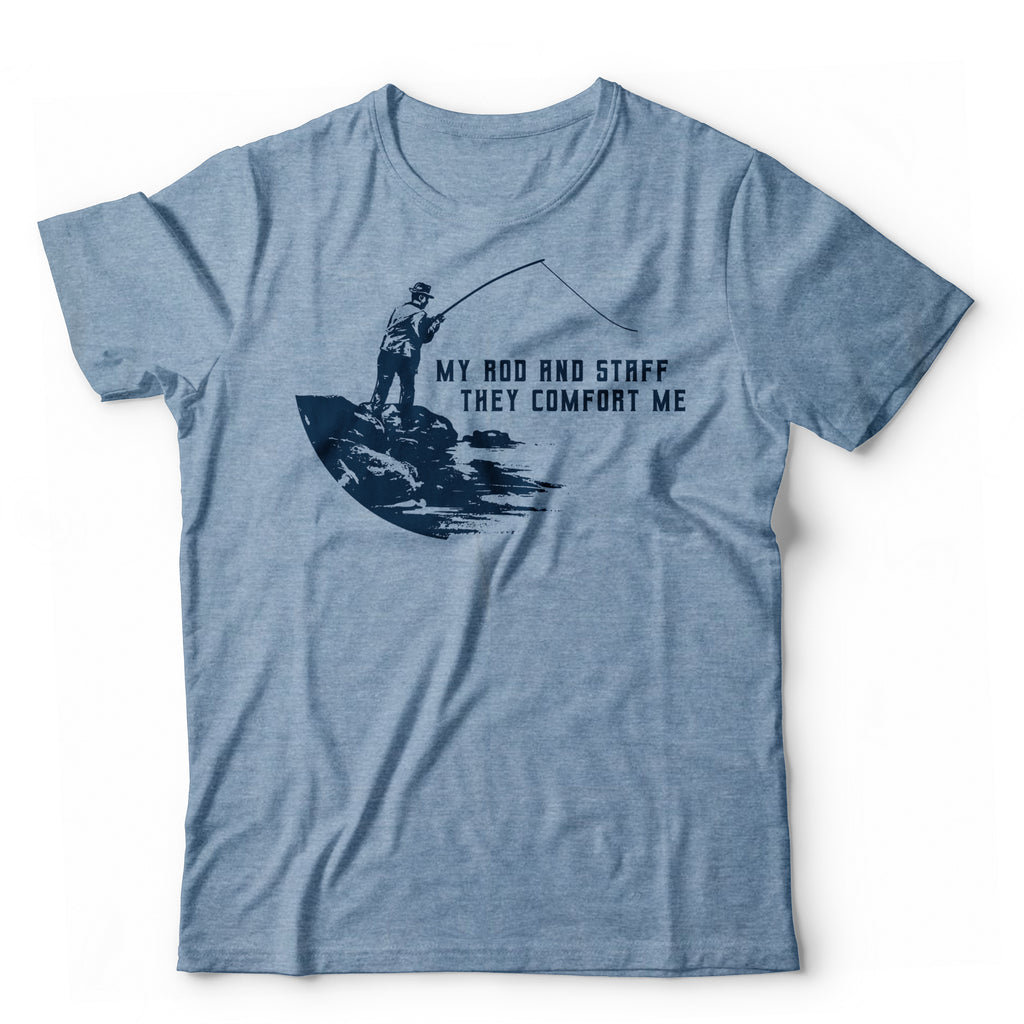My Rod and My Staff T-Shirt (Multiple Colors) – OldLutheran