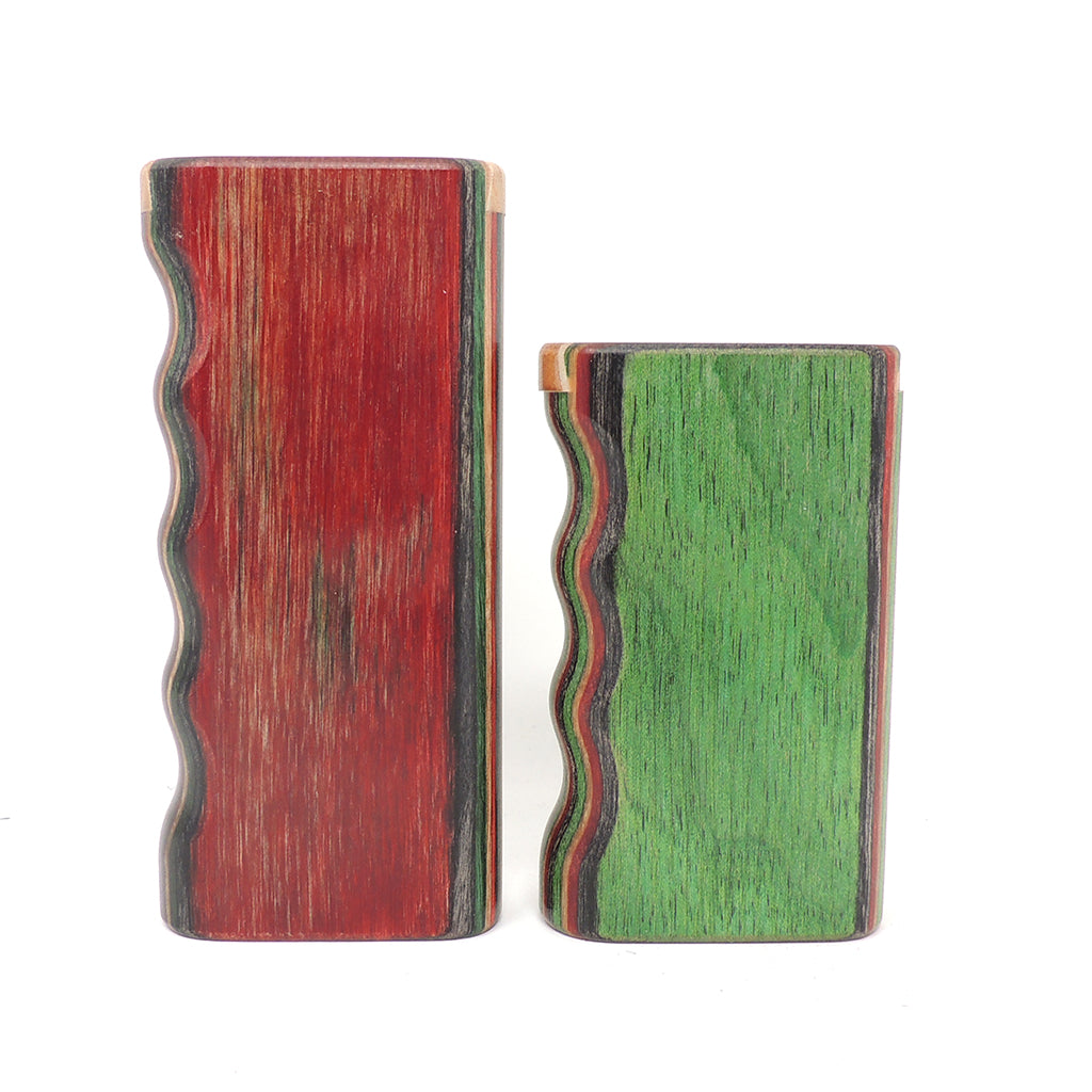 Premium Grip Multicolor Diamond Wood Slide Lock Top Dugout 