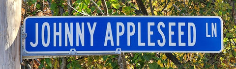 Boston Spice Johnny Appleseed Lane Street Sign
