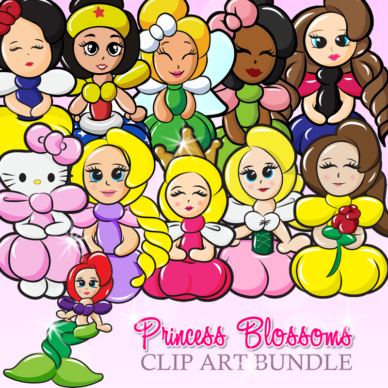 Download Princess Blossoms Bundle - Twister Sister Studios