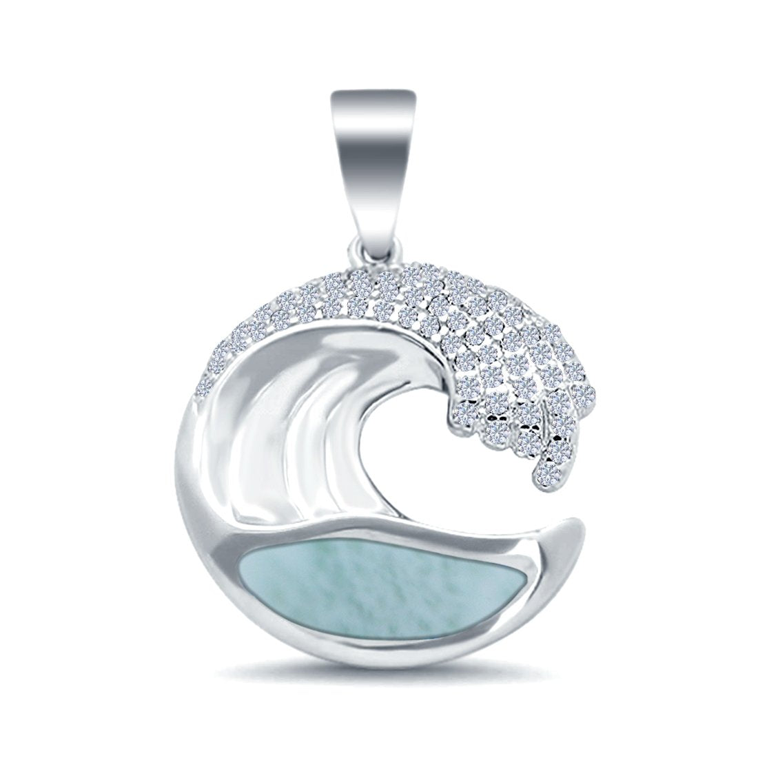 Wave Locket Charm