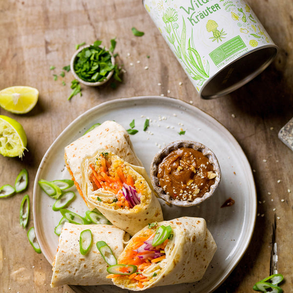 Gesundes Lunch: Vietnamesische Quinoa-Kräuter Wraps