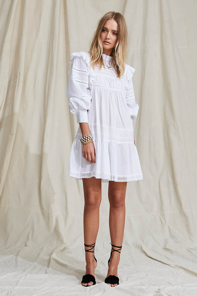 maurie and eve white dress