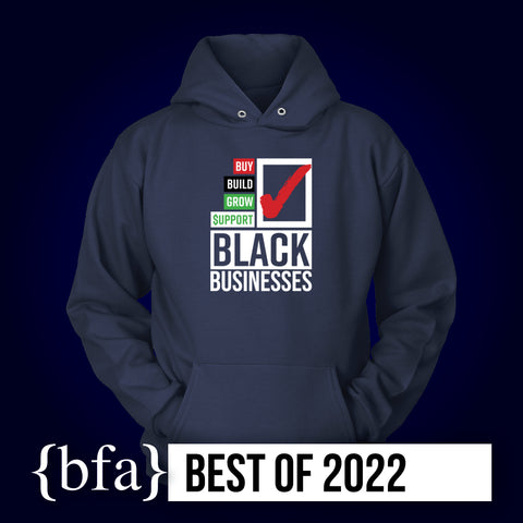 buy build grow support black businesses hoodie