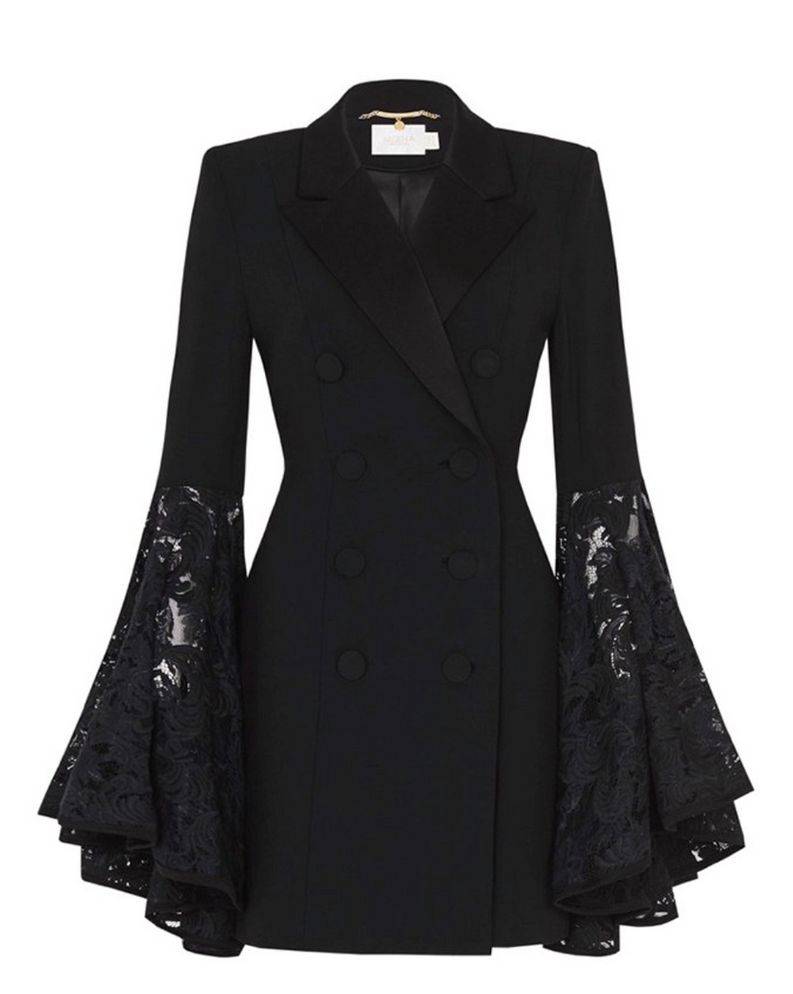 misha collection blazer dress