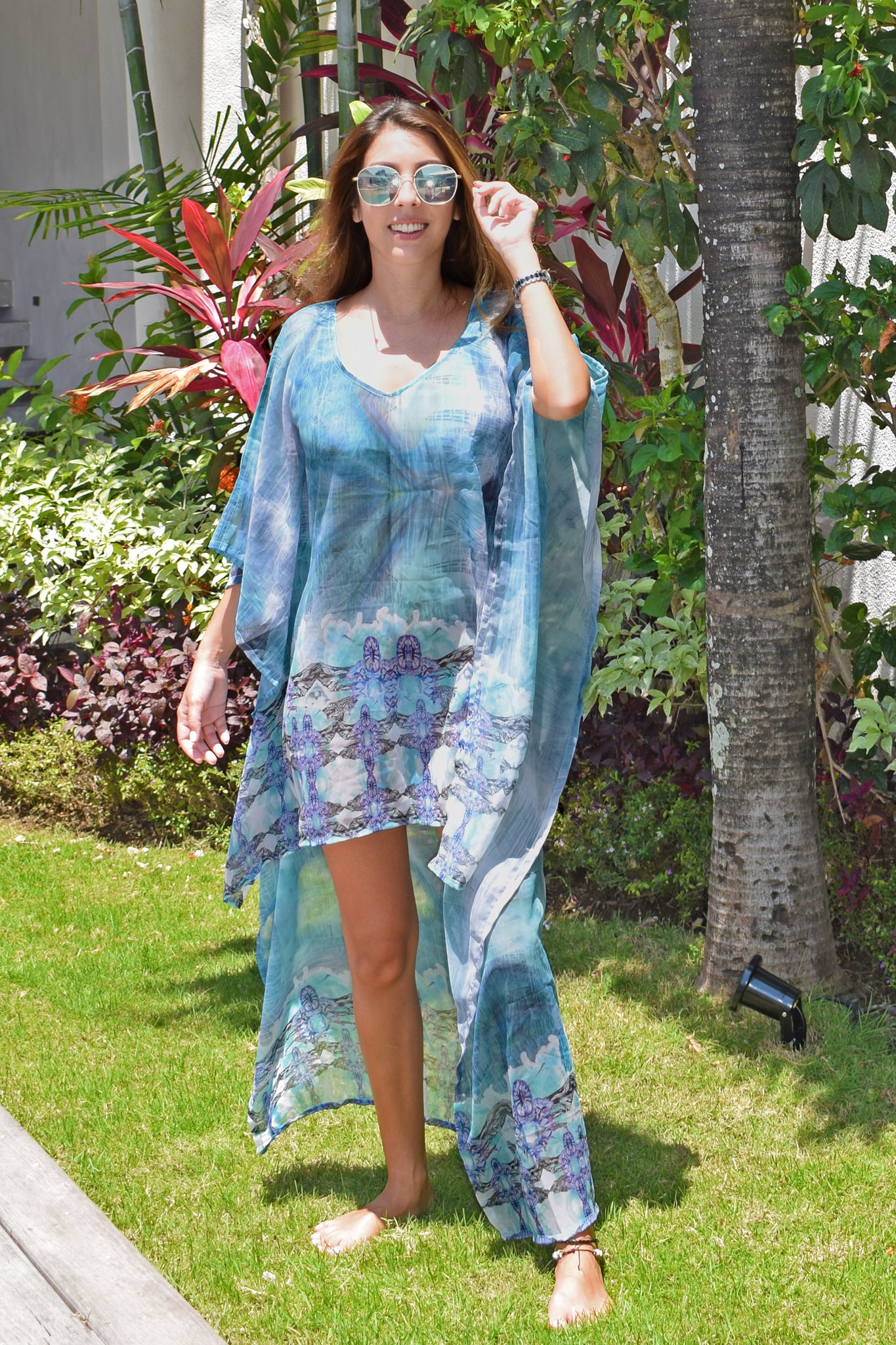 high low kaftan