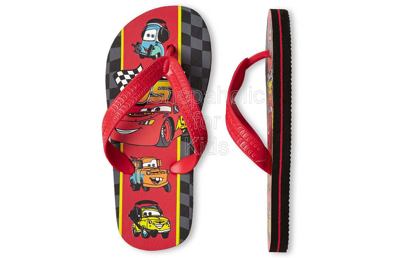 disney cars flip flops