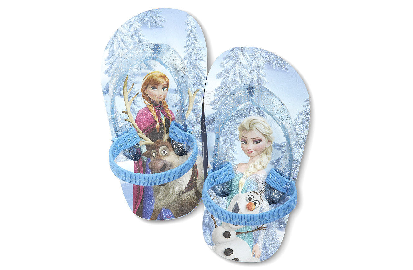 Disney Frozen Flip-Flops - Blue 