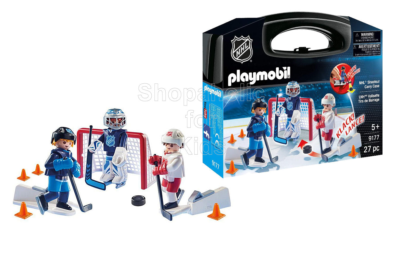 playmobil nhl shootout carry case