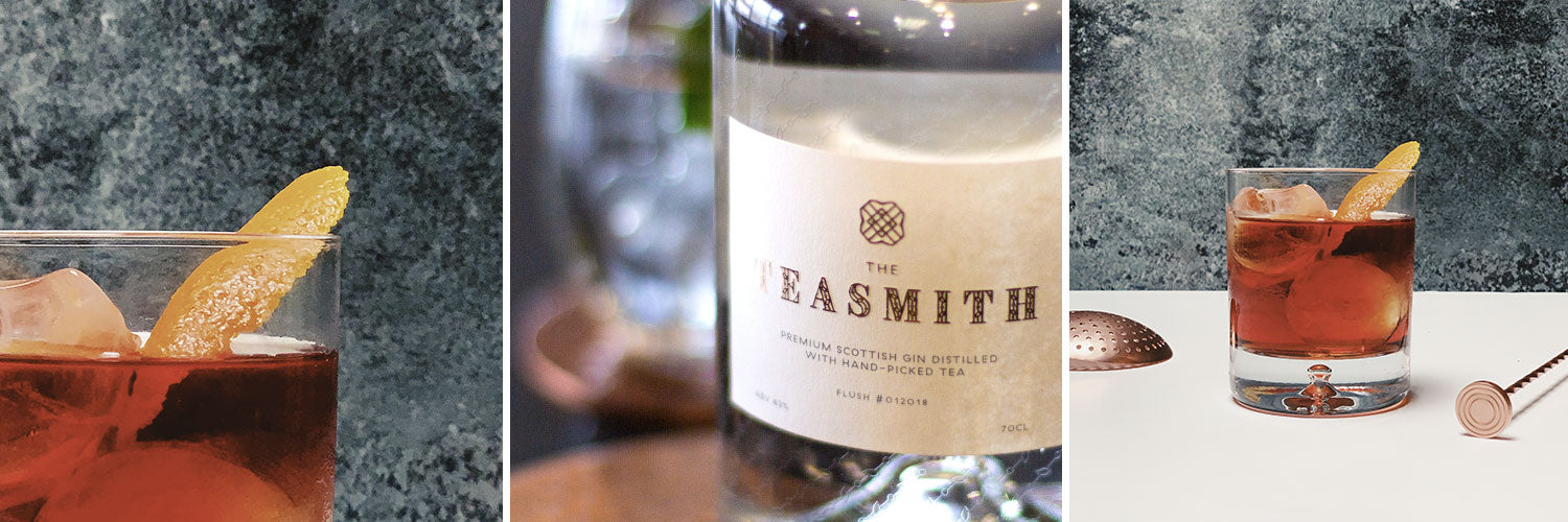 Negroni Cocktail featuring Teasmith Gin