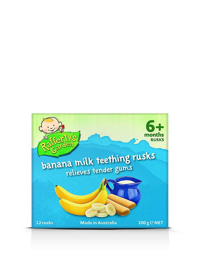 Rafferty's Garden Banana Milk Teething Rusks 100g
