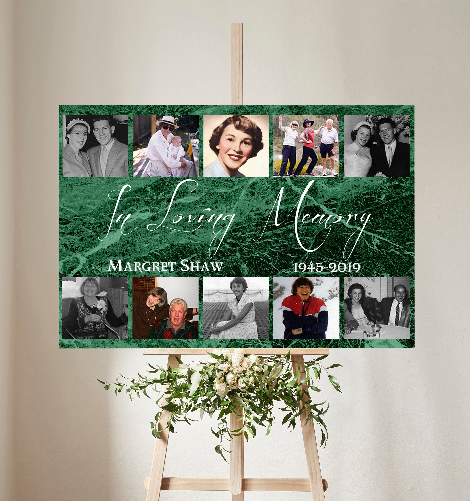 Loving Memory Collage Memorial Picture Colour – Black Sheep Design