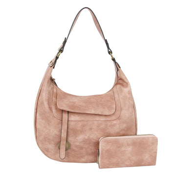 Gia Dark Blush Hobo Purse