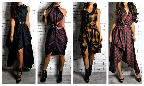 Alex Christopher |tartan dresses | Grand National | Aintree races 