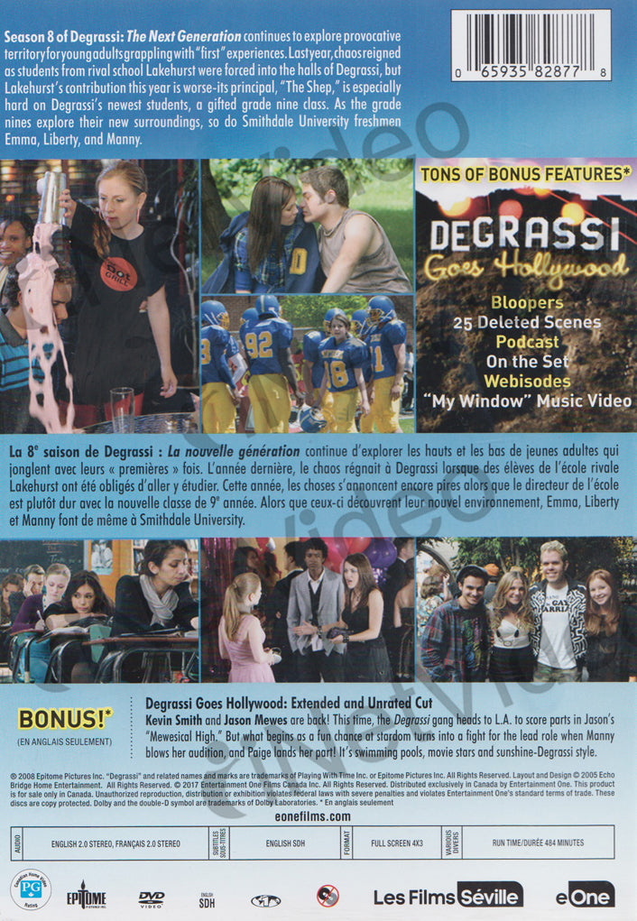 Degrassi The Next Generation Season 8 Boxset On Dvd Movie 