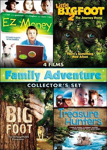 Family Adventure Collector s Set (EZ Money / Little Big Fooot 2 / Big Foot  / The Treasure Hunters) on DVD Movie