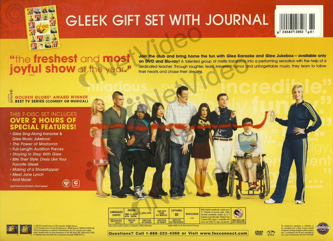 Glee Season 1 Glee Gift Set With Journal Boxset On Dvd Movie