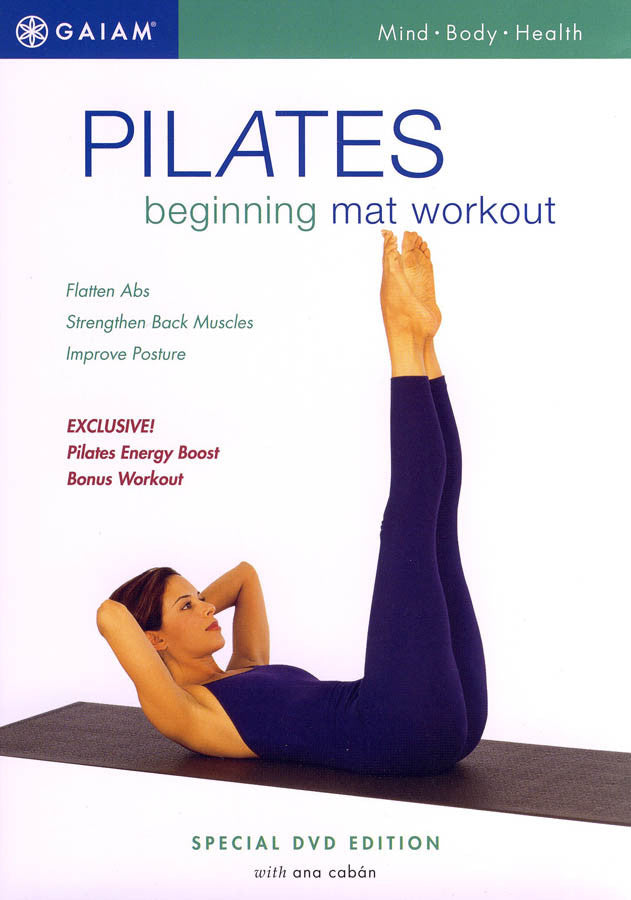 Pilates Beginning Mat Workout (White Cover) on DVD Movie