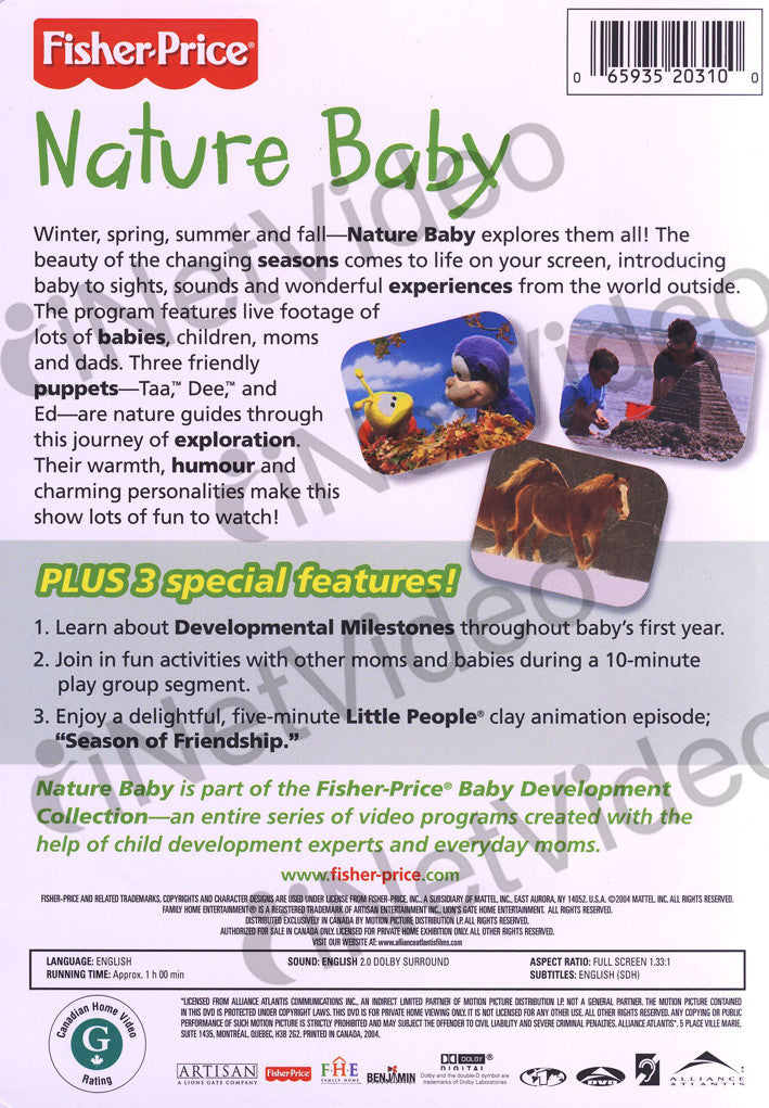 kirurg fusion Dental Fisher Price - Nature Baby (ALL) on DVD Movie