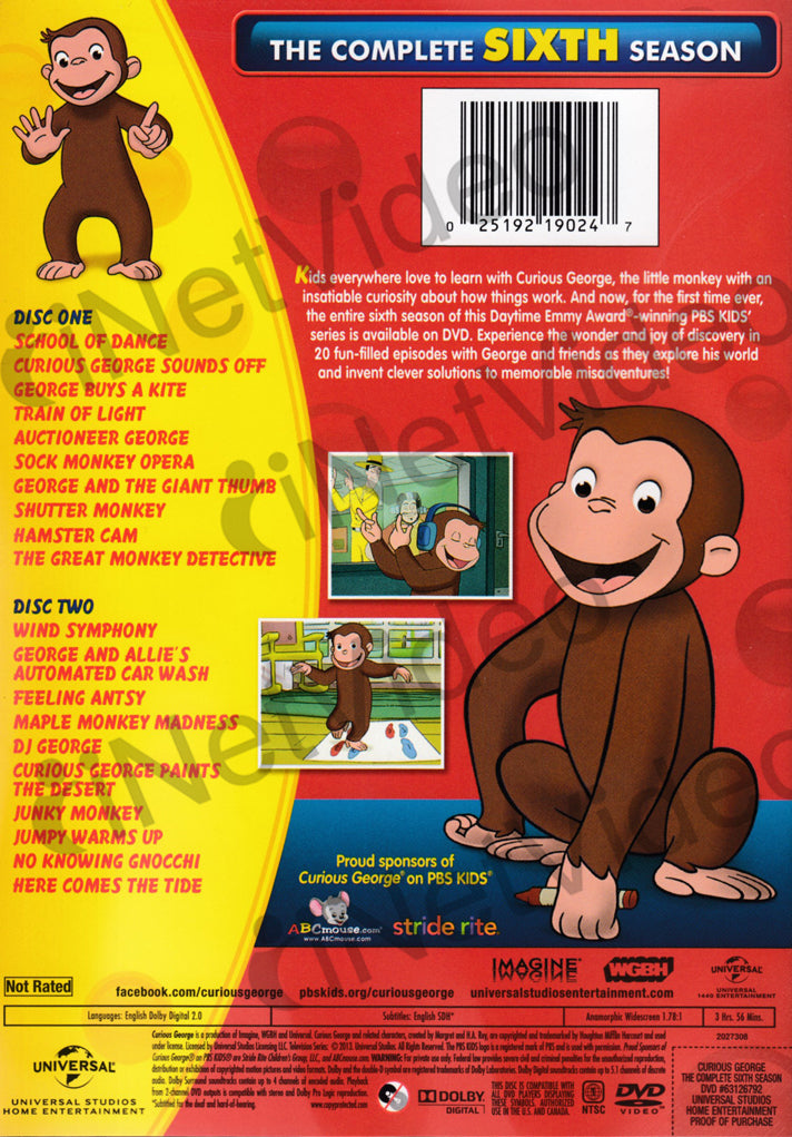 purchase curious george episodes