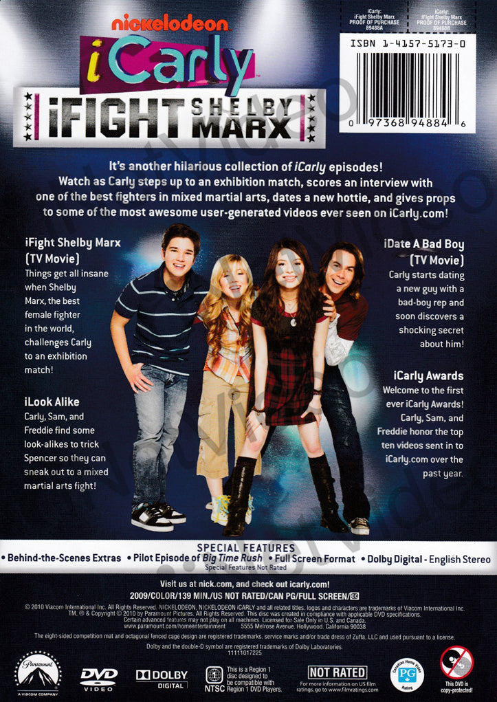 Icarly Ifight Shelby Marx On Dvd Movie