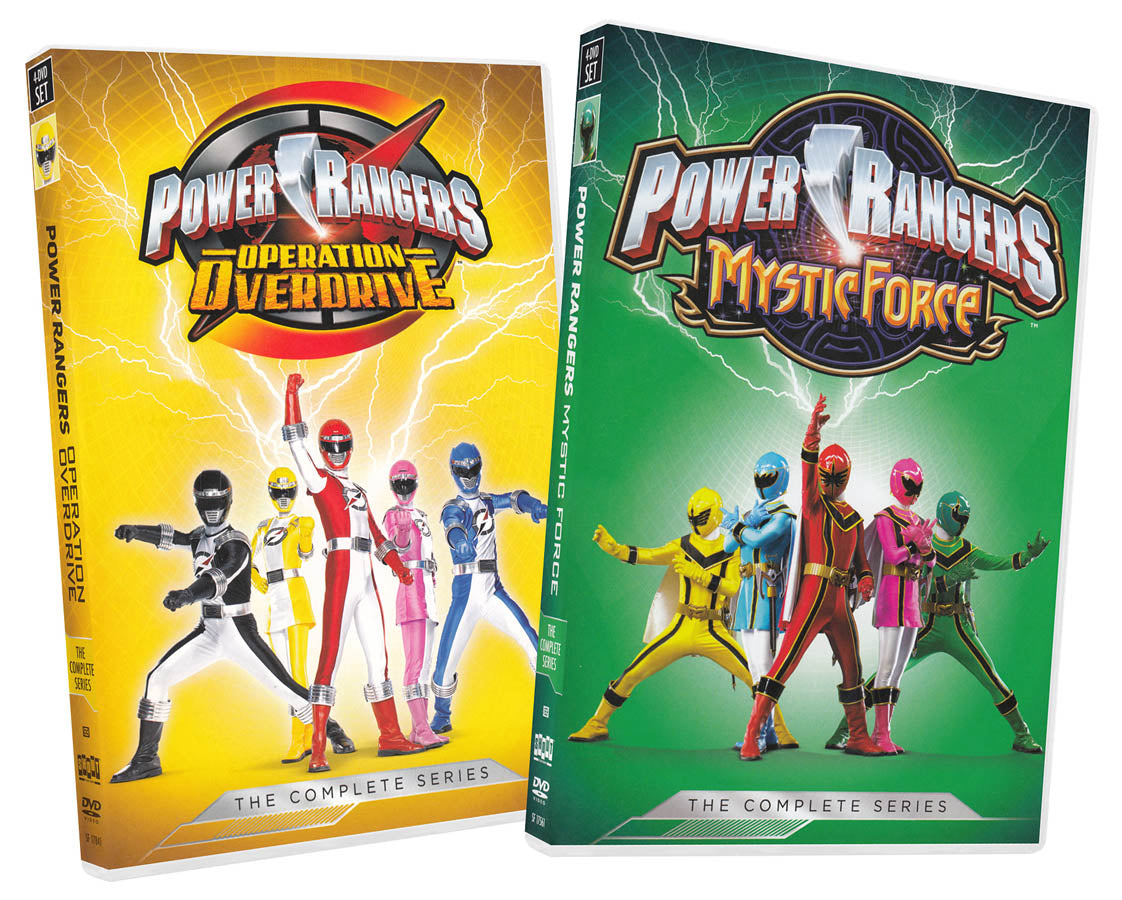 Power Rangers The Complete Series (Operation Overdrive u0026 Mystic Force) (2-Pack)  on DVD Movie