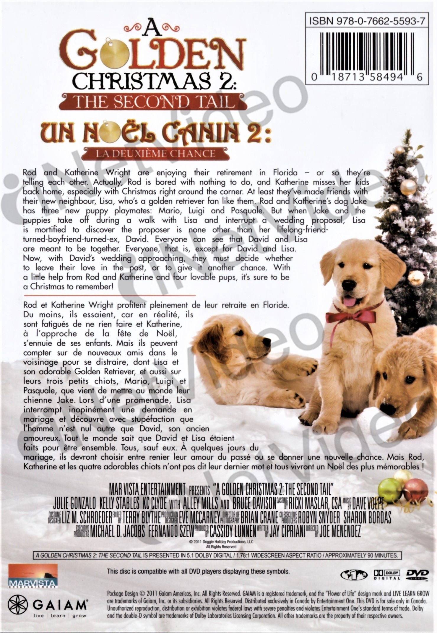 A Golden Christmas 2 - The Second Tail (Bilingual) on DVD Movie