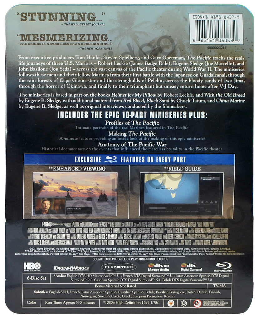 The Pacific (10-Parts) (Steelcase) (Blu-ray) (Boxset) on BLU-RAY Movie