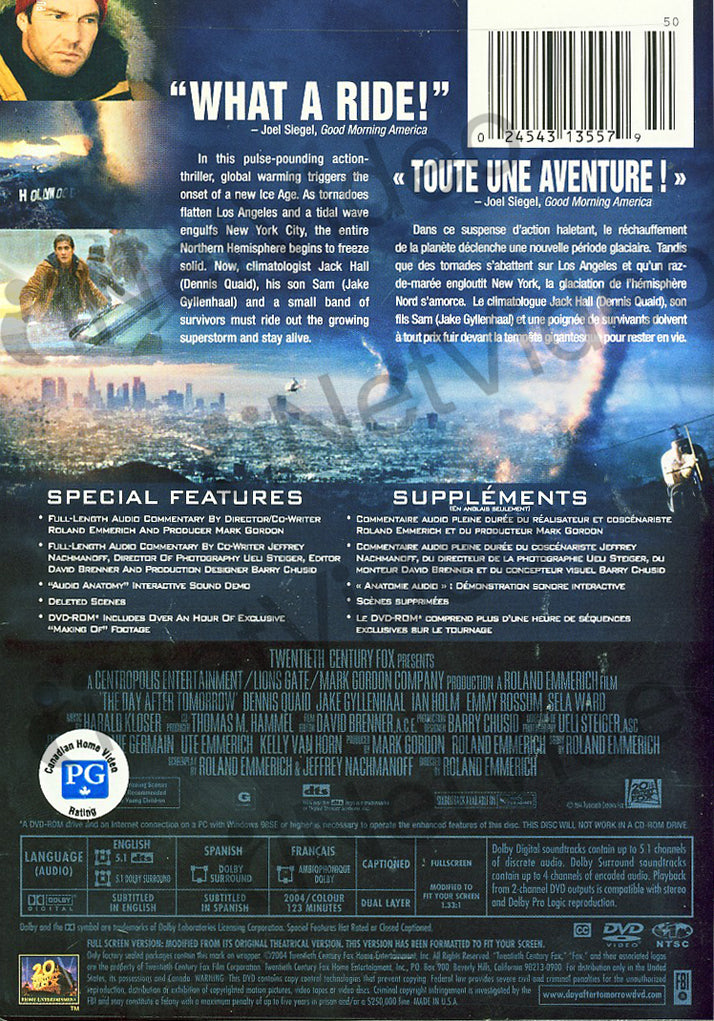 The Day After Tomorrow (Le jour D Apres)(Widescreen