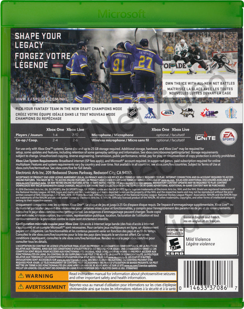 nhl 17 xbox one download free