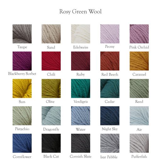 Rosy Green Wool Merino d'Arles - 4ply Knitting Yarn